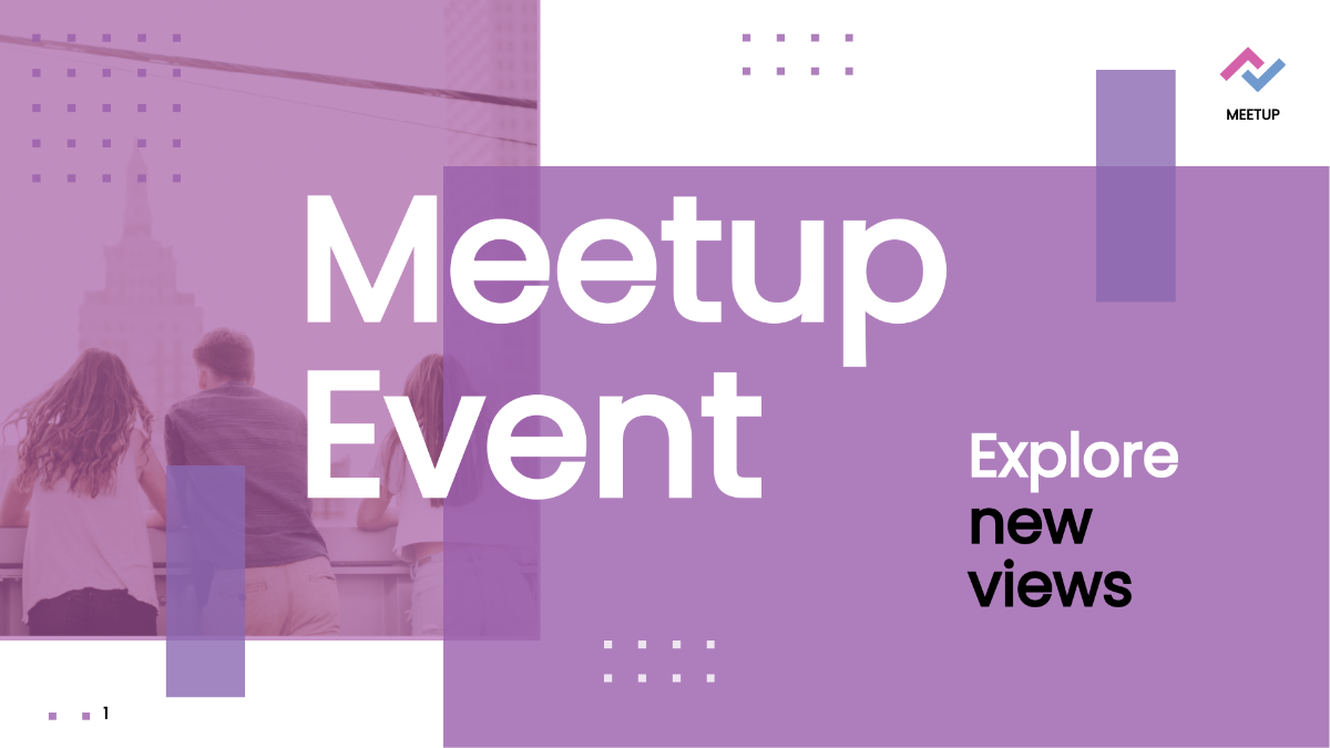 Free Meetup Event Presentation Template