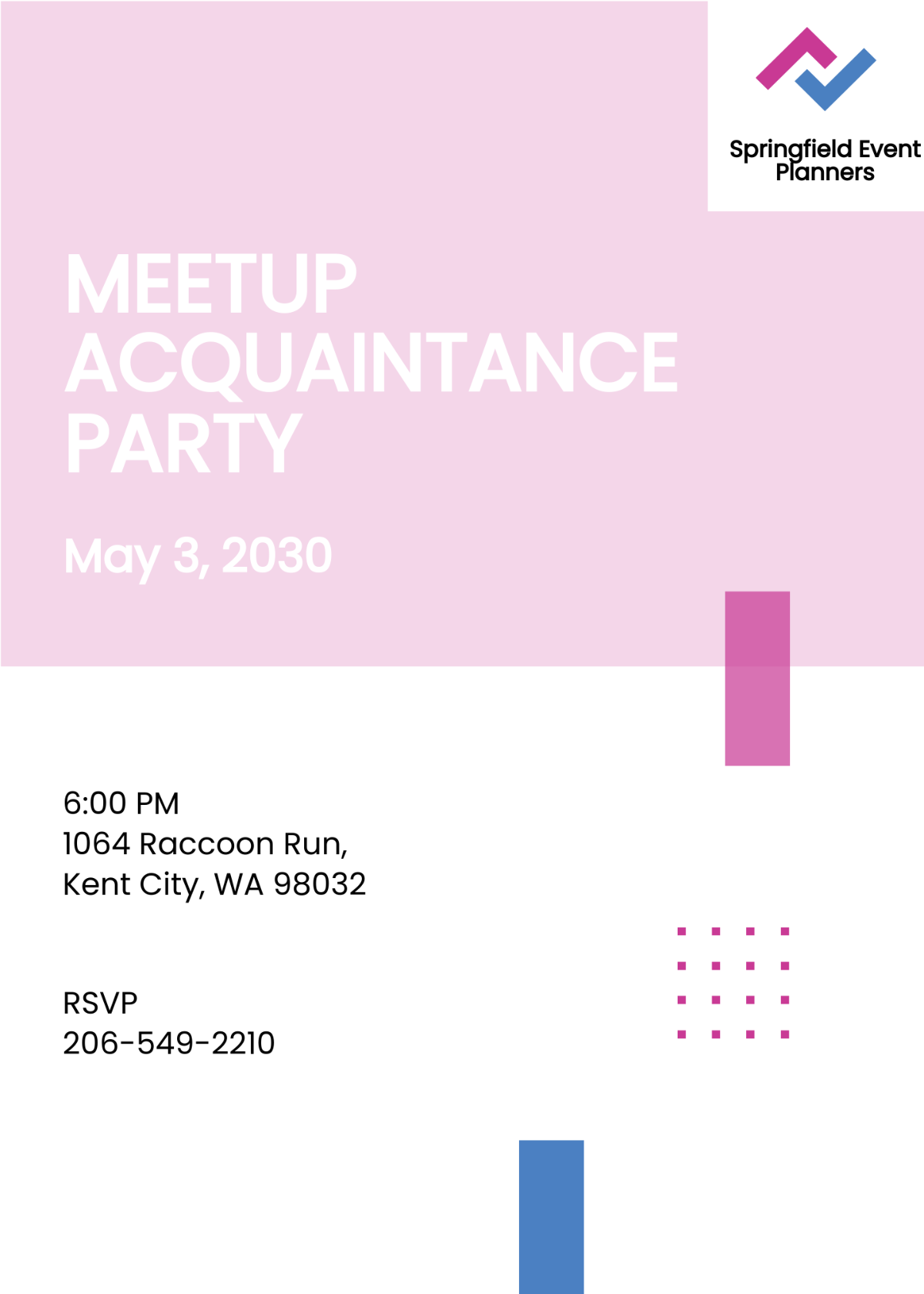Meetup Event Invitation Template