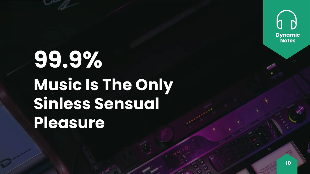 Free Music Production Presentation Template to Edit Online