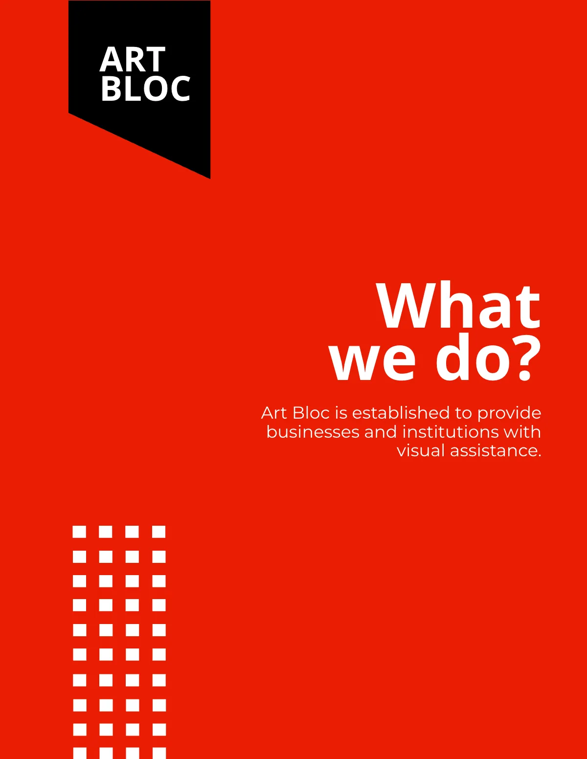 Free Art Director Pamphlet Template to Edit Online