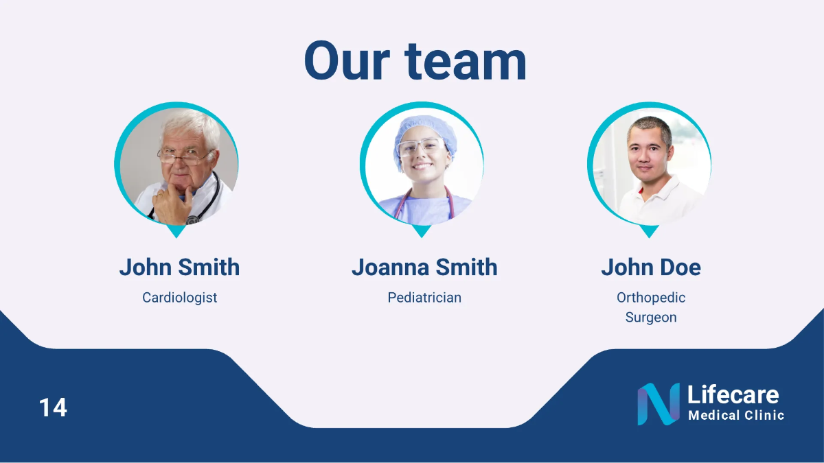 Free Clinic Presentation Template to Edit Online