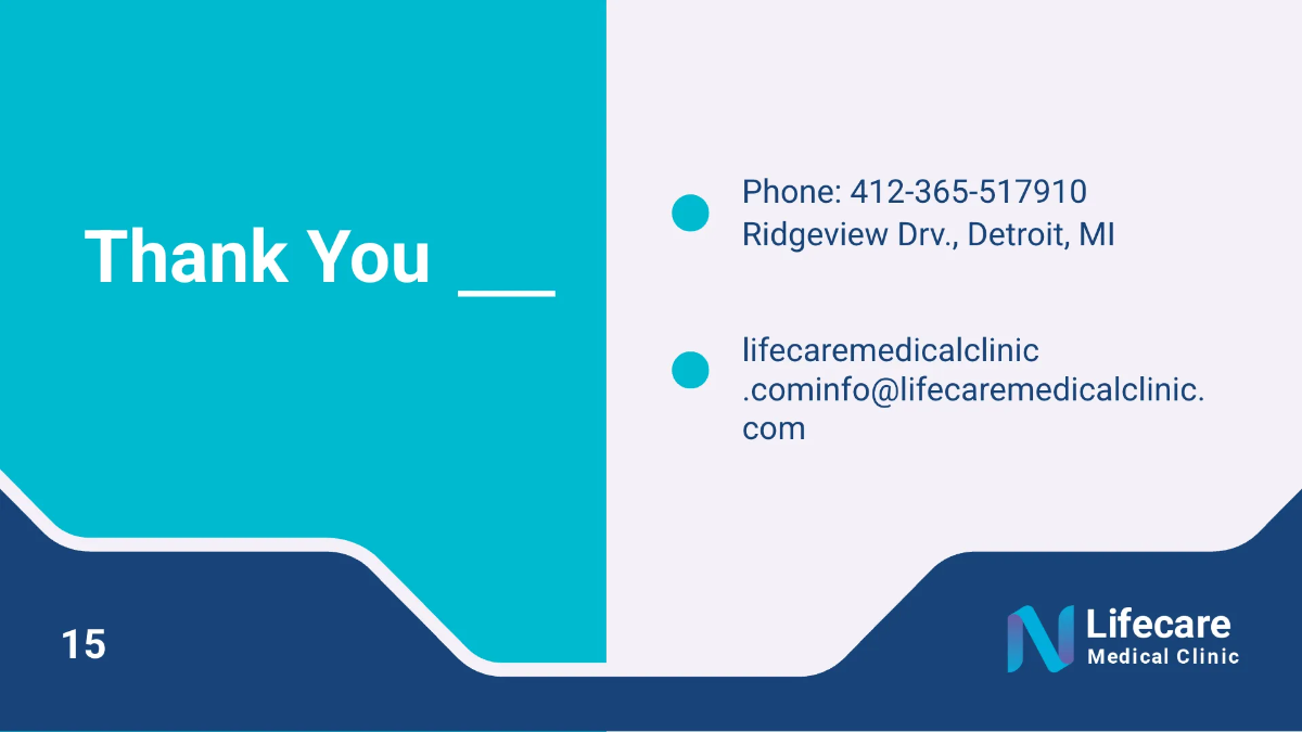 Free Clinic Presentation Template to Edit Online