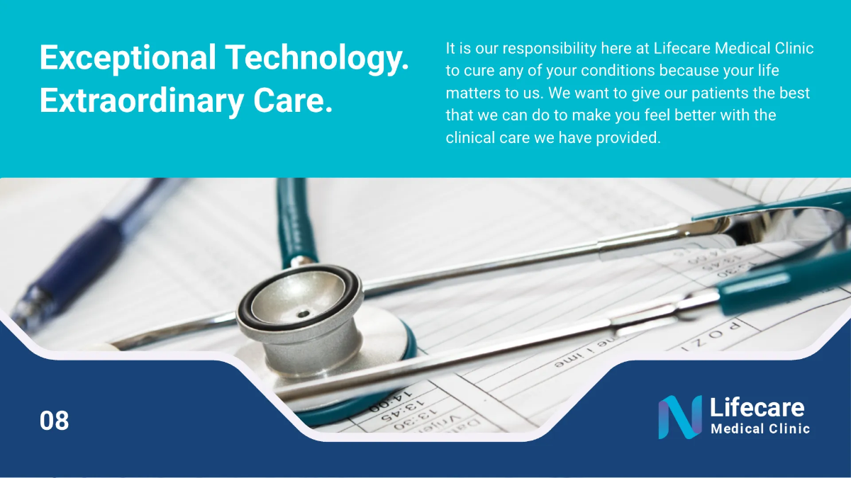 Free Clinic Presentation Template to Edit Online