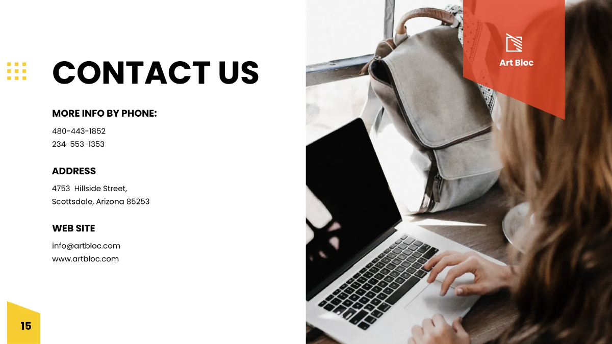 Free Art Director Presentation Template to Edit Online