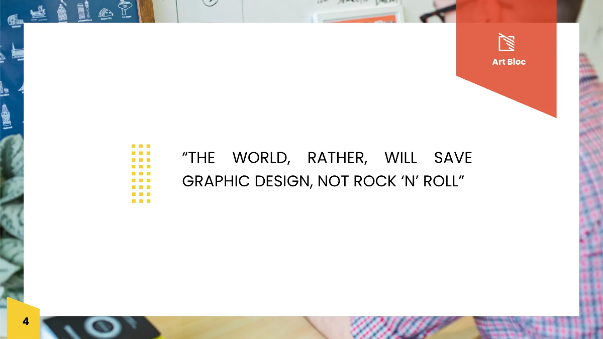 Free Art Director Presentation Template to Edit Online