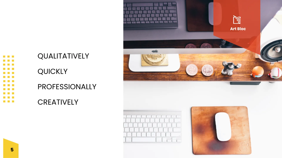 Free Art Director Presentation Template to Edit Online