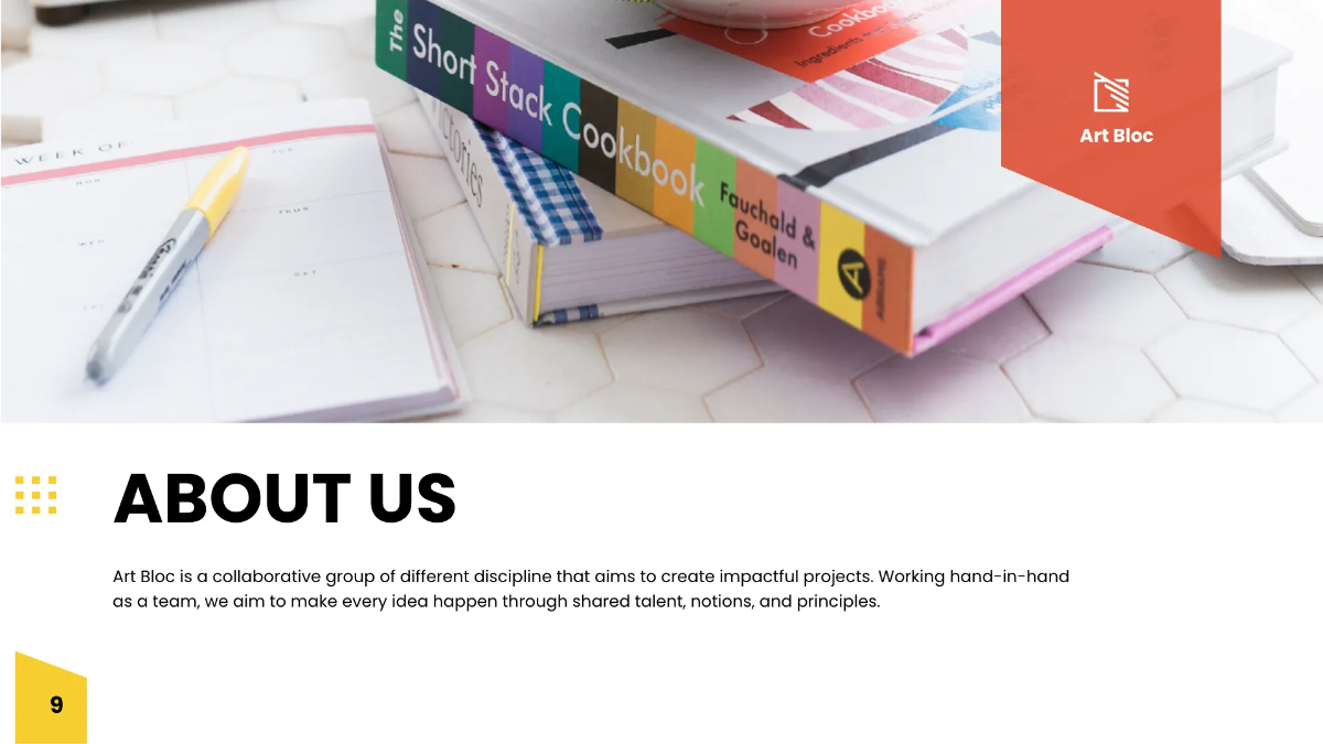 Free Art Director Presentation Template to Edit Online