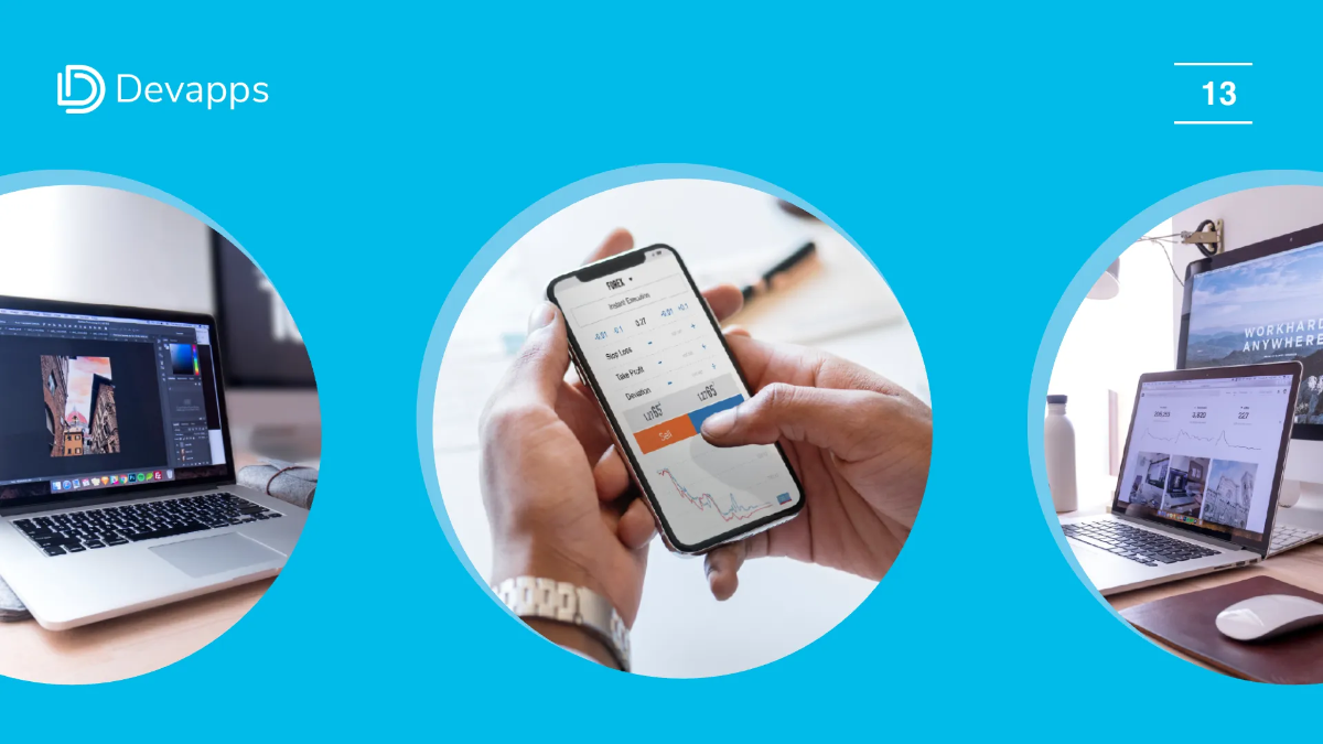 Free Web and Mobile App Development Services Presentation Template to Edit Online