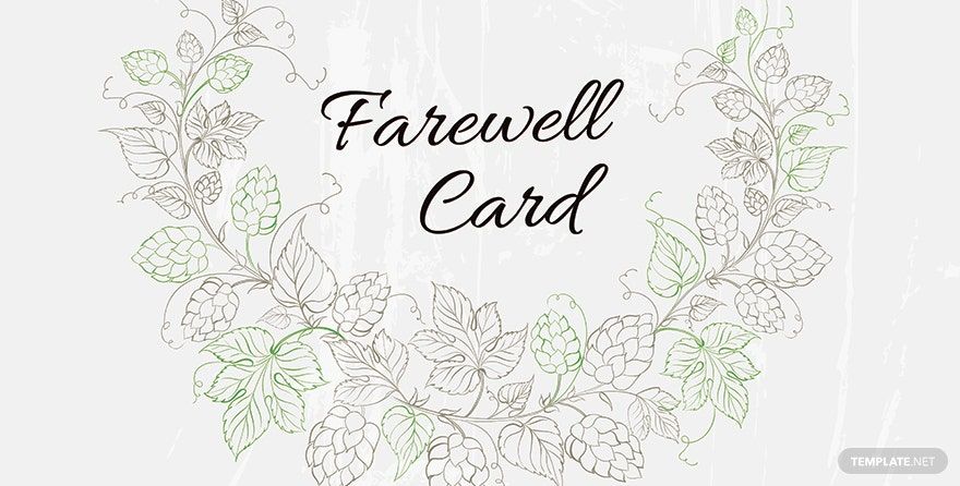 Farewell Invitation Card Template in PSD, Word, Pages, Illustrator, Publisher - Download | Template.net