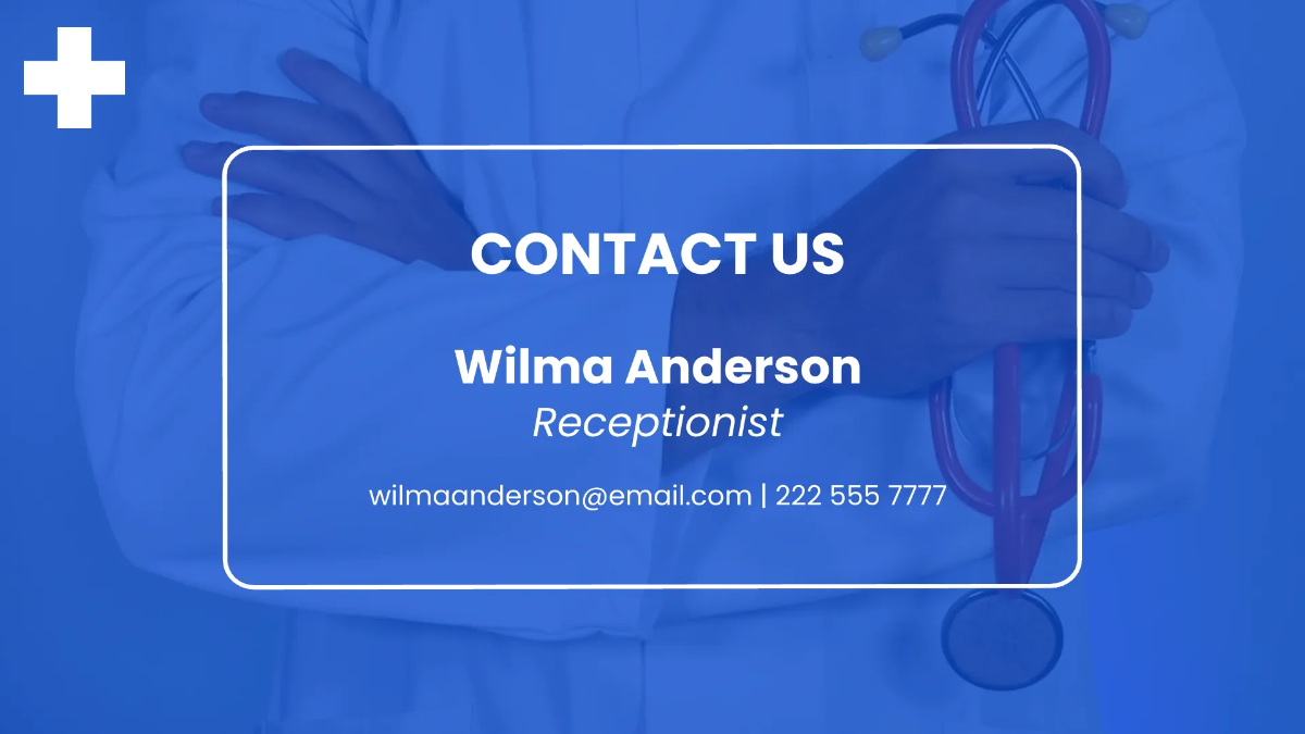 Free Medical Clinic Presentation Template to Edit Online