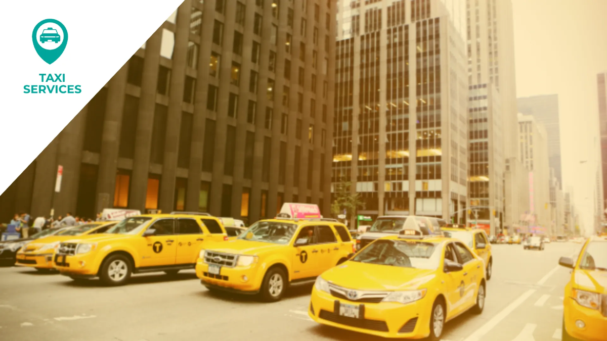 Free Taxi Services Presentation Template to Edit Online