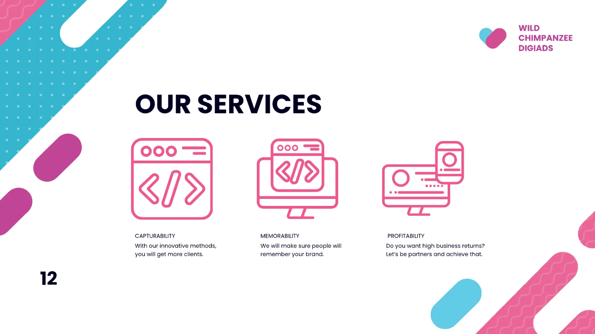 Free Digital Advertising Agency Presentation Template to Edit Online