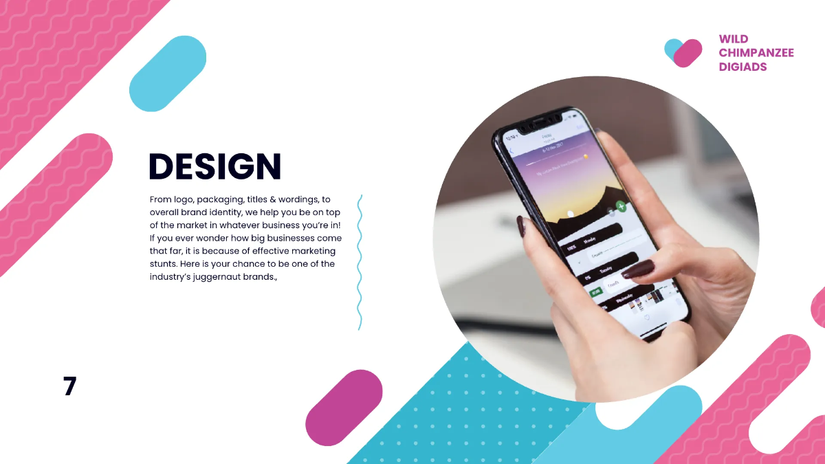 Free Digital Advertising Agency Presentation Template to Edit Online