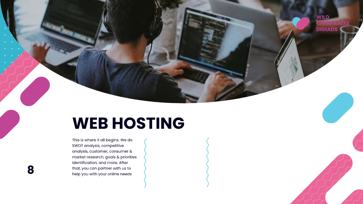 Free Digital Advertising Agency Presentation Template to Edit Online