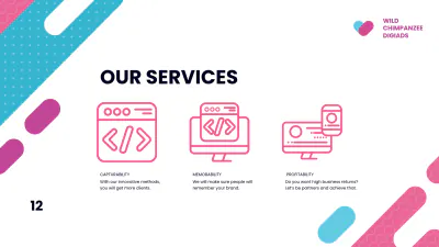 Free Digital Advertising Agency Presentation Template to Edit Online