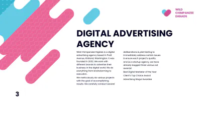 Free Digital Advertising Agency Presentation Template to Edit Online