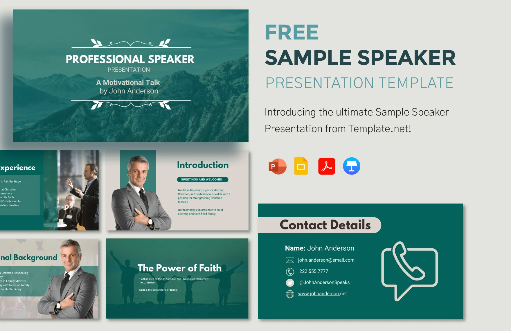 Sample Speaker Template