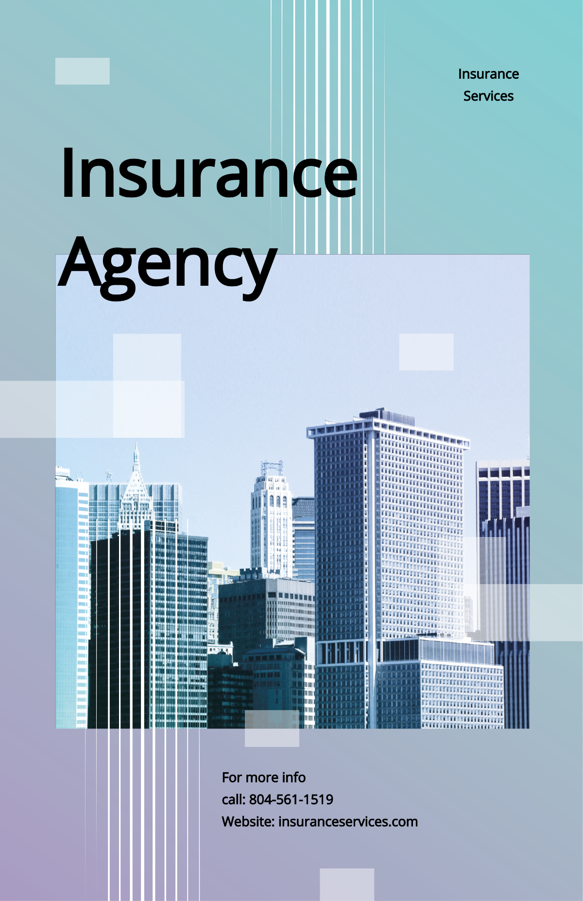 Insurance Agency Poster Template
