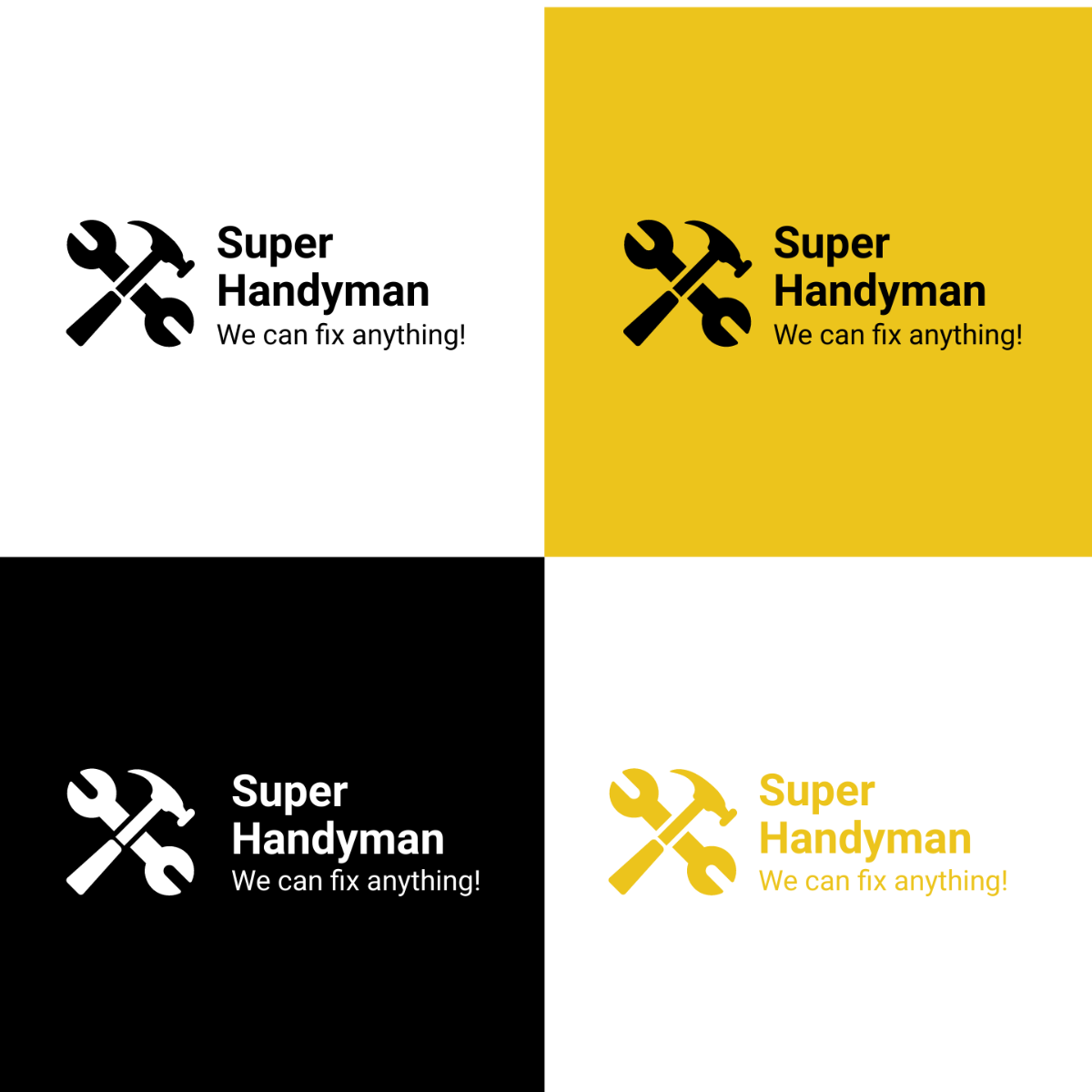 Handyman Logo Template