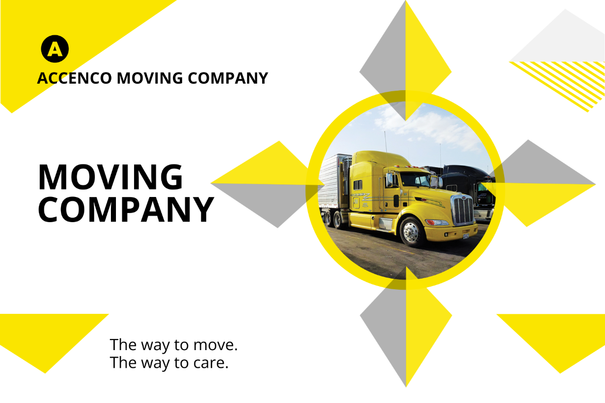 Moving Company Postcard Template - Edit Online & Download