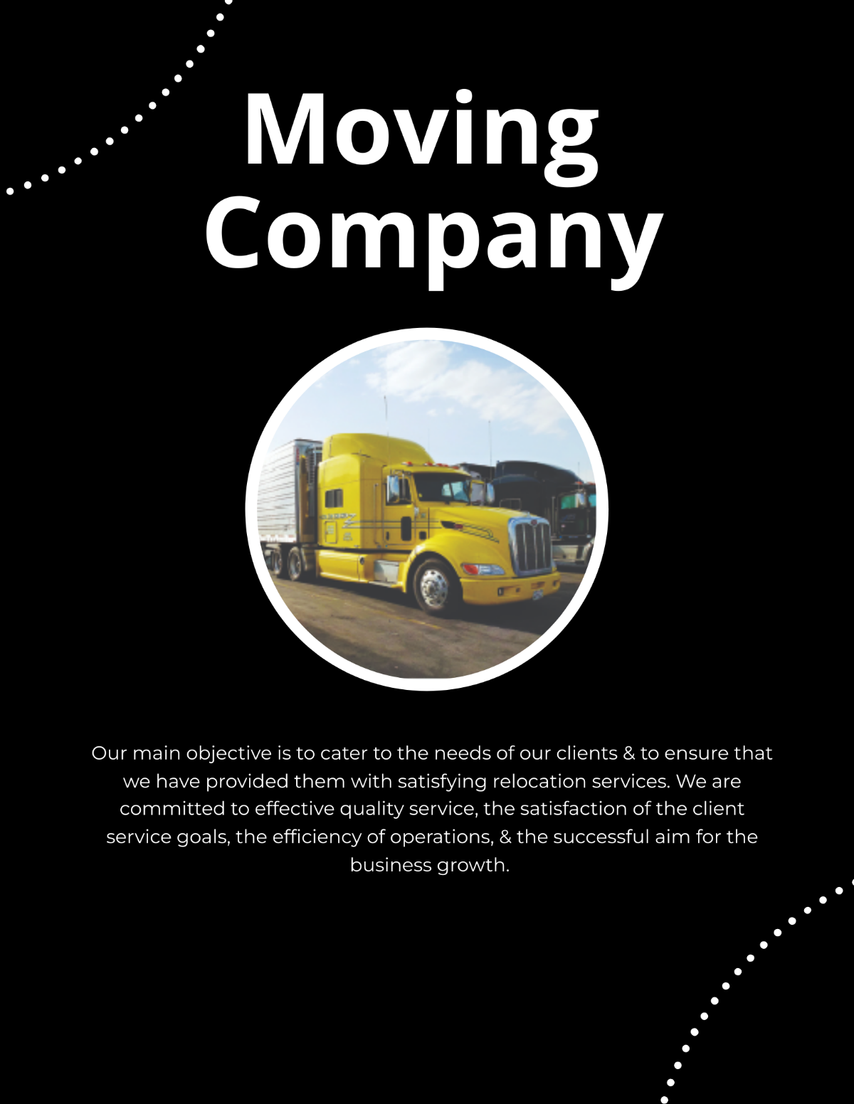 Moving Company Pamphlet Template - Edit Online & Download