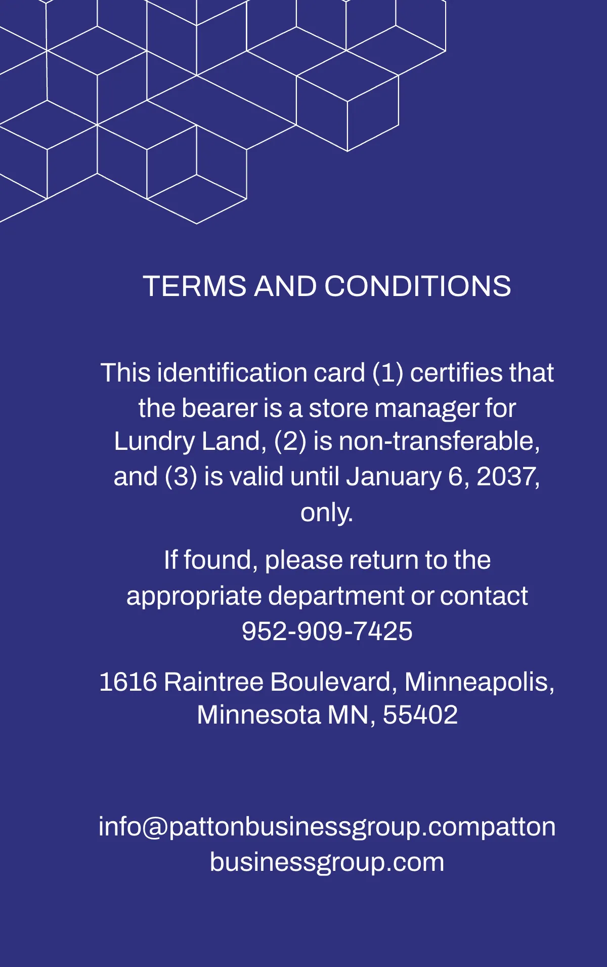 Free Business Advisor ID Card Template to Edit Online