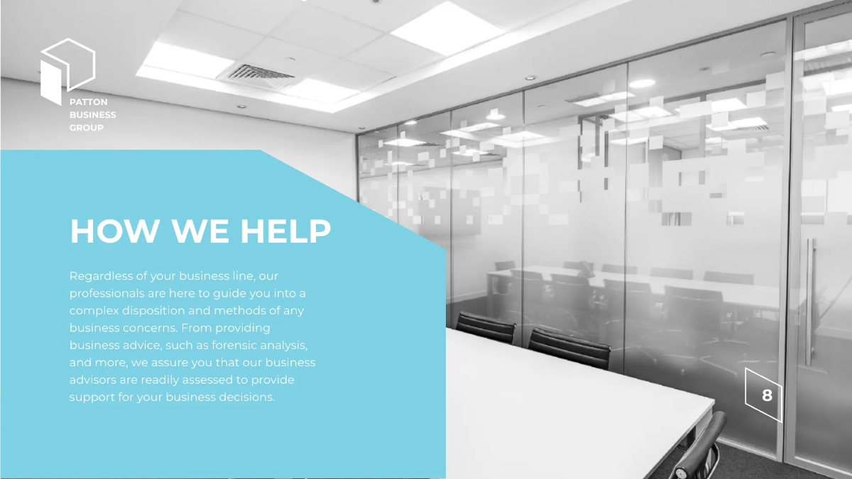 Free Business Advisor Presentation Template to Edit Online