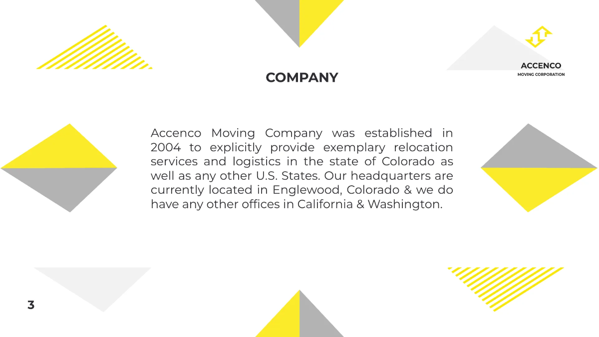 Free Moving Company Presentation Template to Edit Online