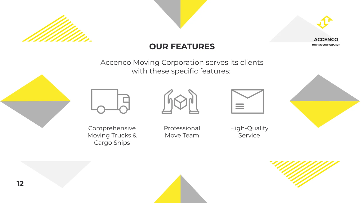 Free Moving Company Presentation Template to Edit Online