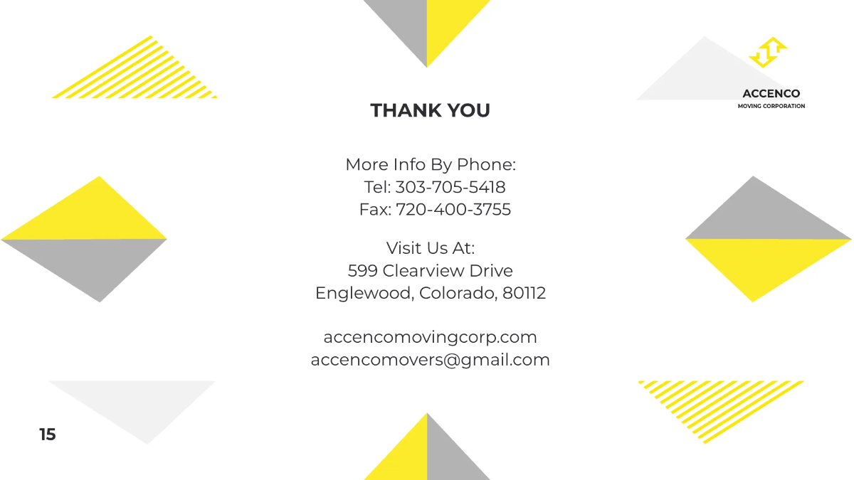 Free Moving Company Presentation Template to Edit Online