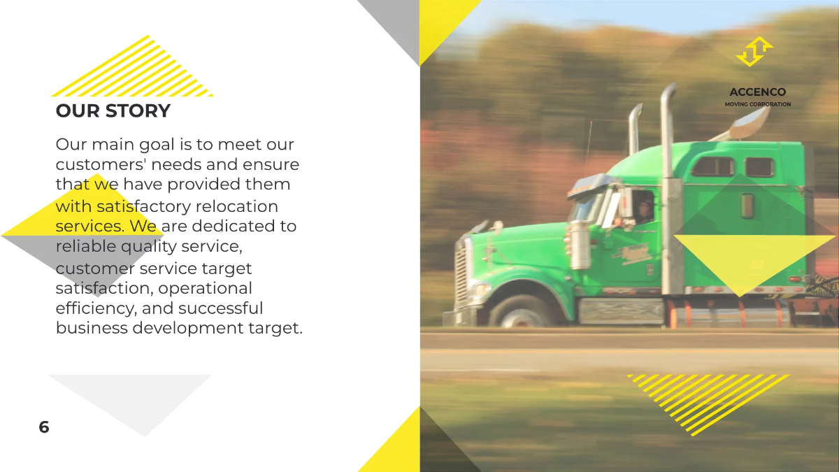Free Moving Company Presentation Template to Edit Online