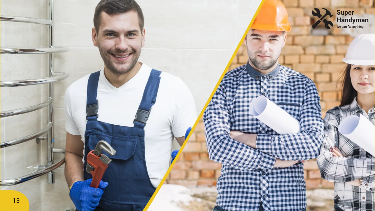 Free Handyman Presentation Template to Edit Online