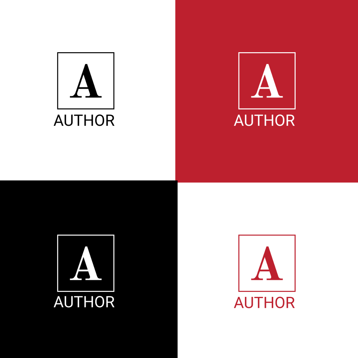 Author Logo Template
