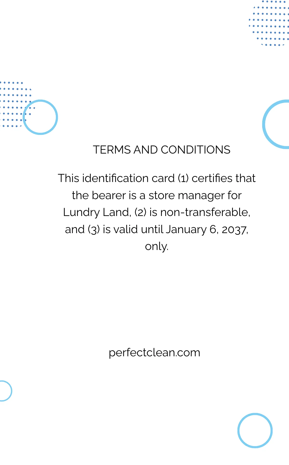 Free Cleaning Services ID Card Template to Edit Online