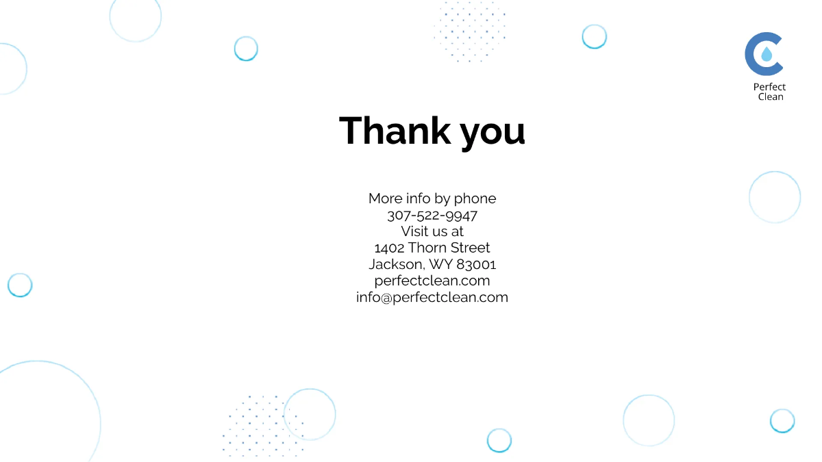 Free Cleaning Services Presentation Template to Edit Online