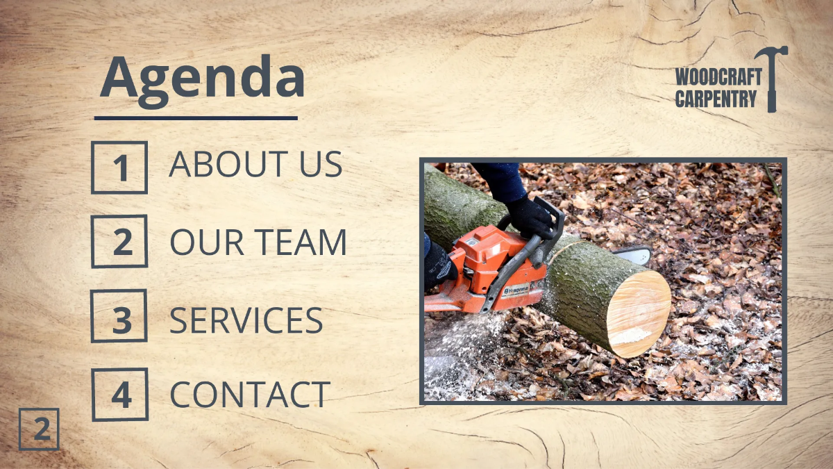 Free Carpenter Presentation Template to Edit Online