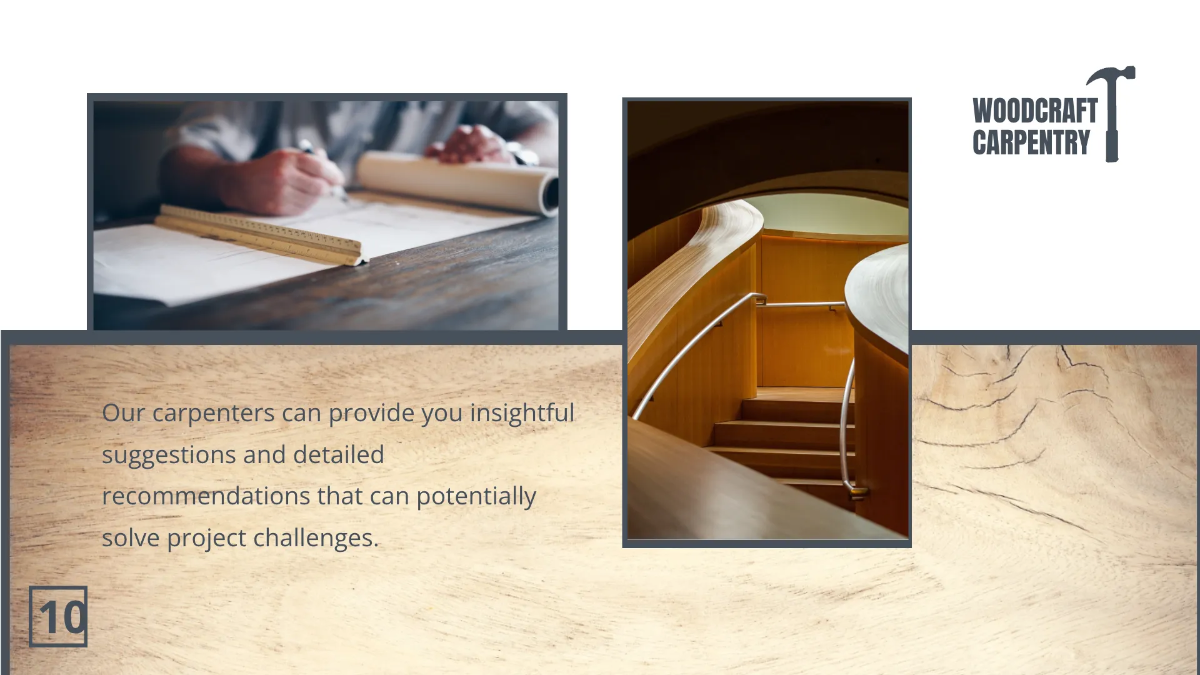 Free Carpenter Presentation Template to Edit Online