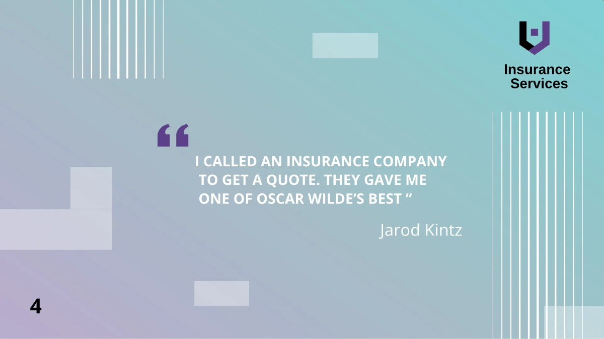 Free Insurance Agency Presentation Template to Edit Online