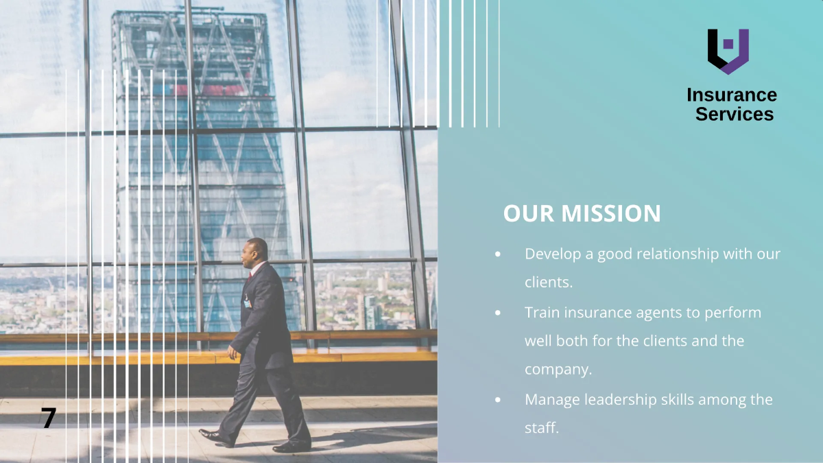 Free Insurance Agency Presentation Template to Edit Online