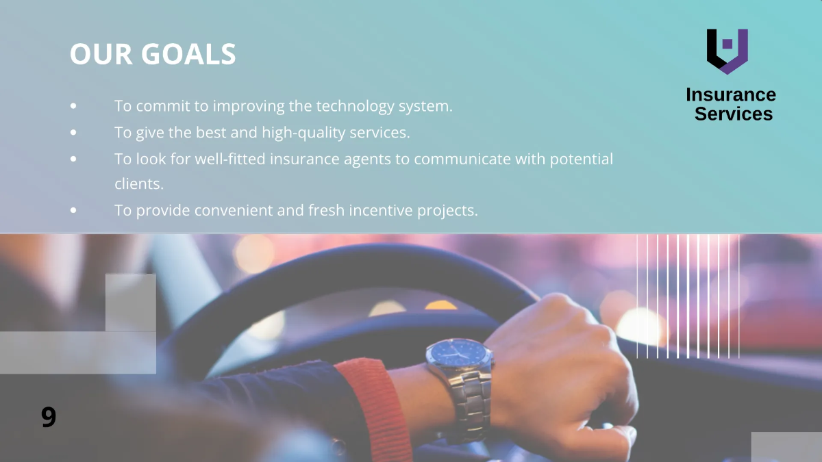 Free Insurance Agency Presentation Template to Edit Online