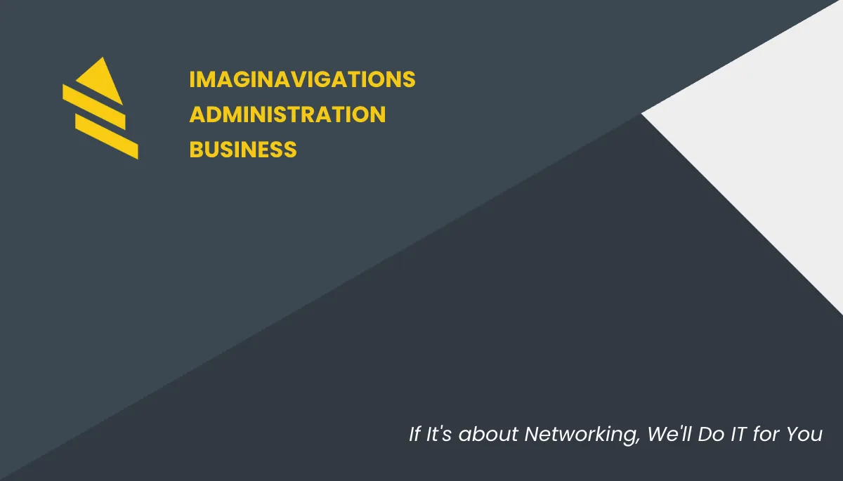 Free Network Administration Business Card Template to Edit Online