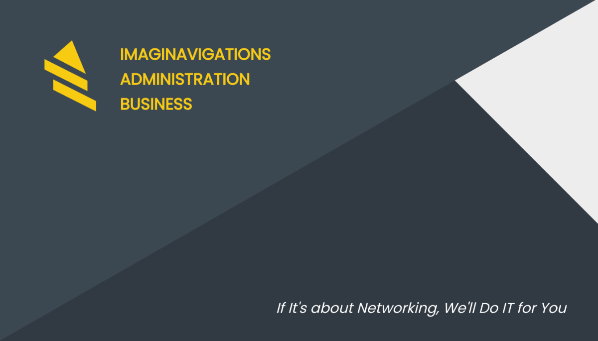 Network Administration Business Card Template