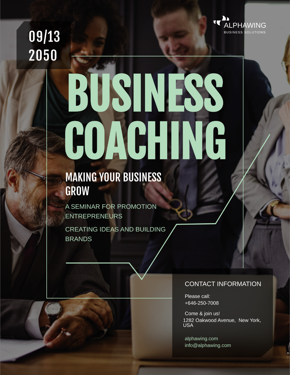 Business Coach Flyer Template - Edit Online & Download