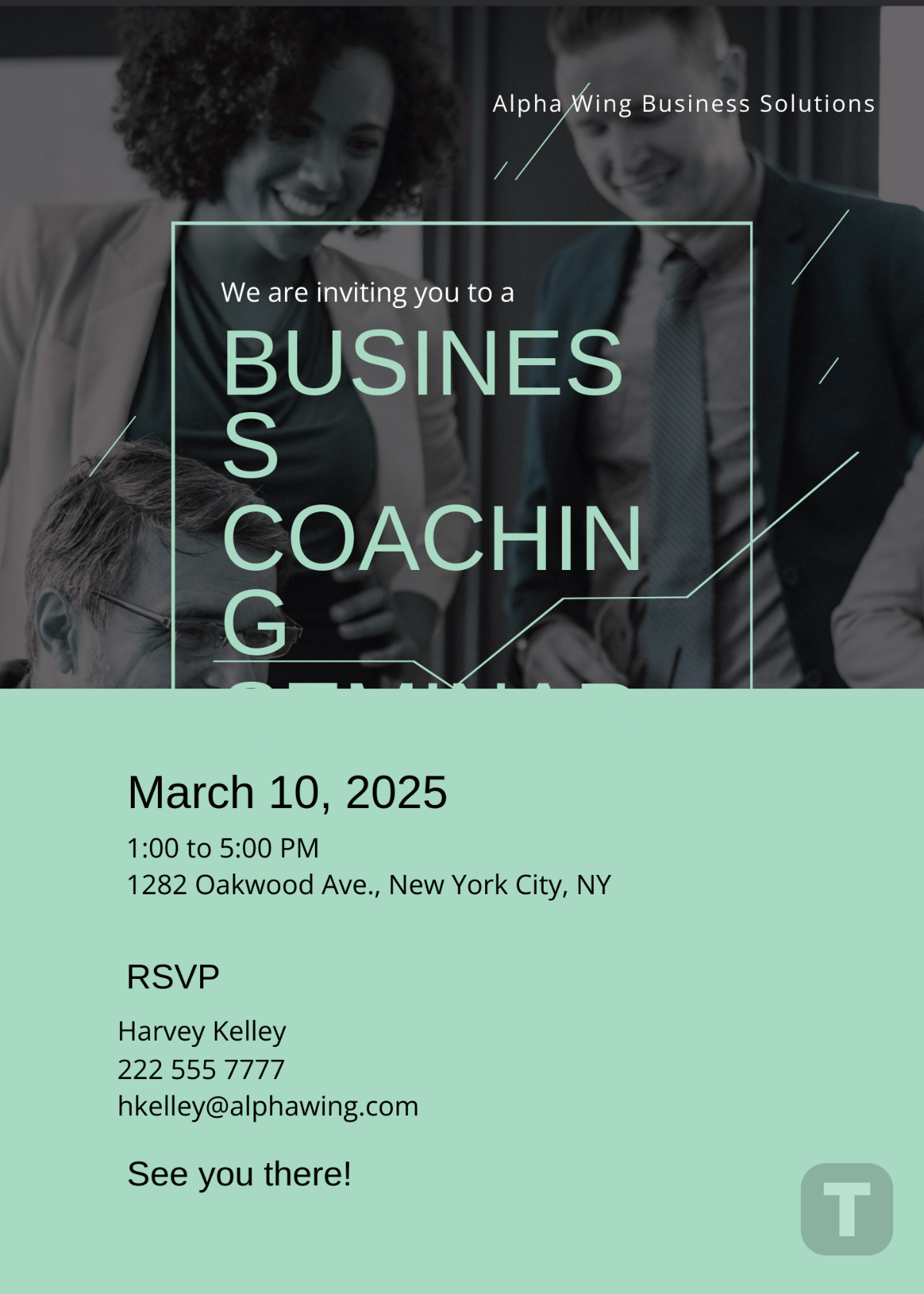 Business Coach Invitation