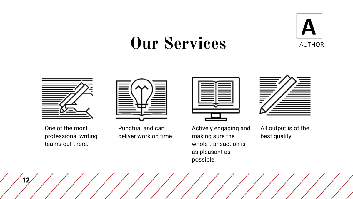 Free Author Presentation Template to Edit Online