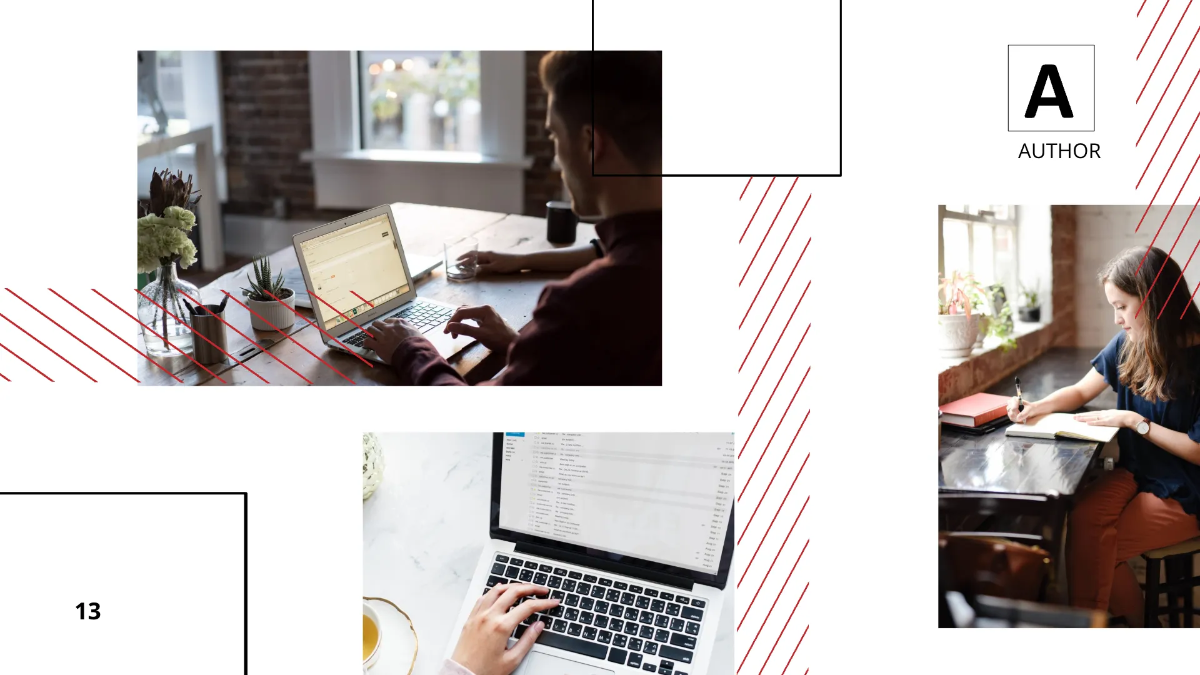 Free Author Presentation Template to Edit Online