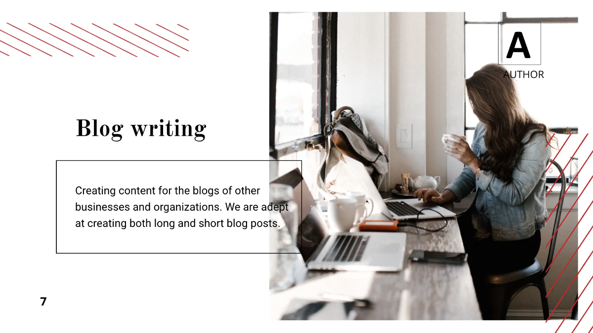 Free Author Presentation Template to Edit Online