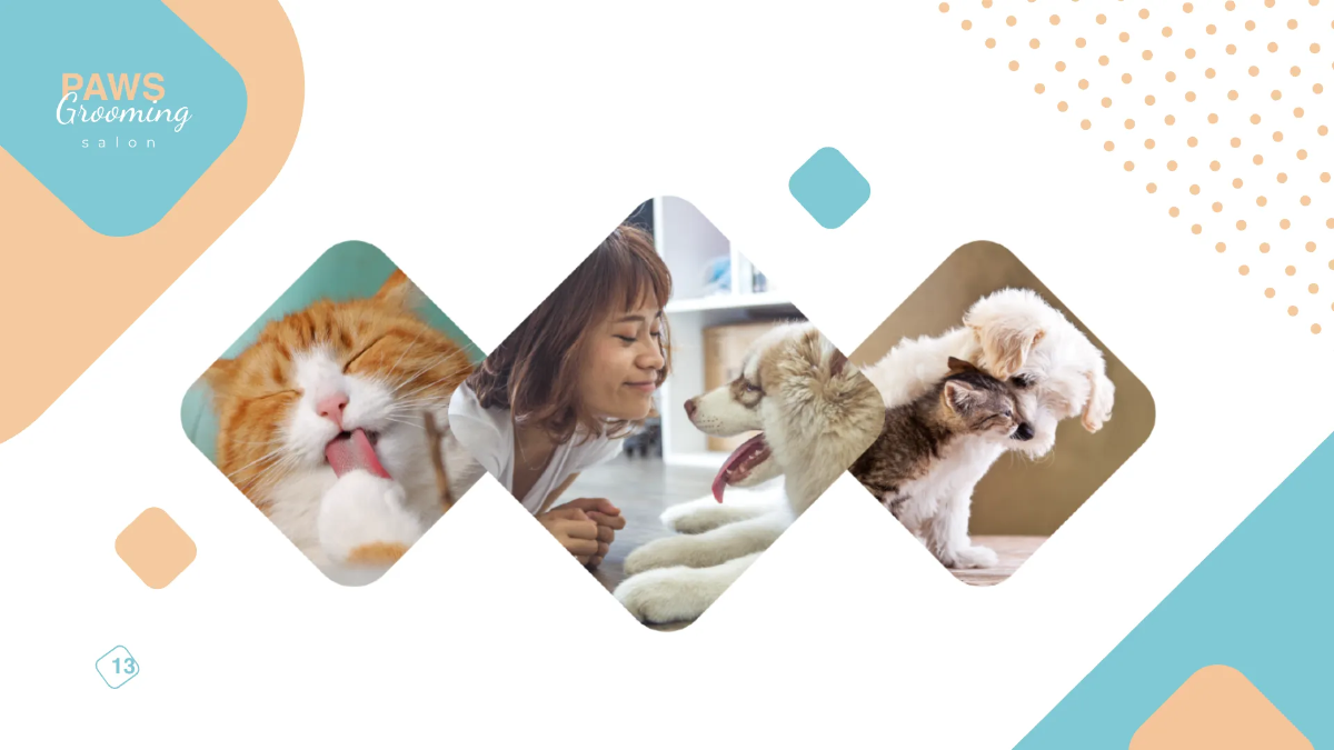 Free Pet Grooming Presentation Template to Edit Online