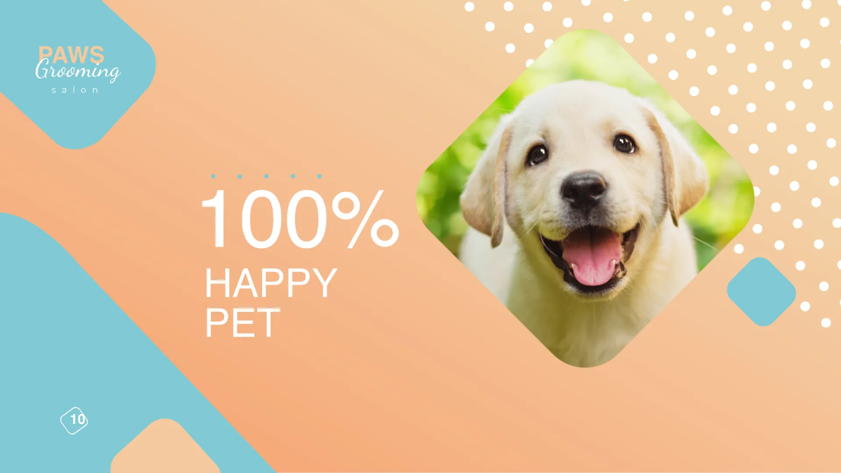 Free Pet Grooming Presentation Template to Edit Online