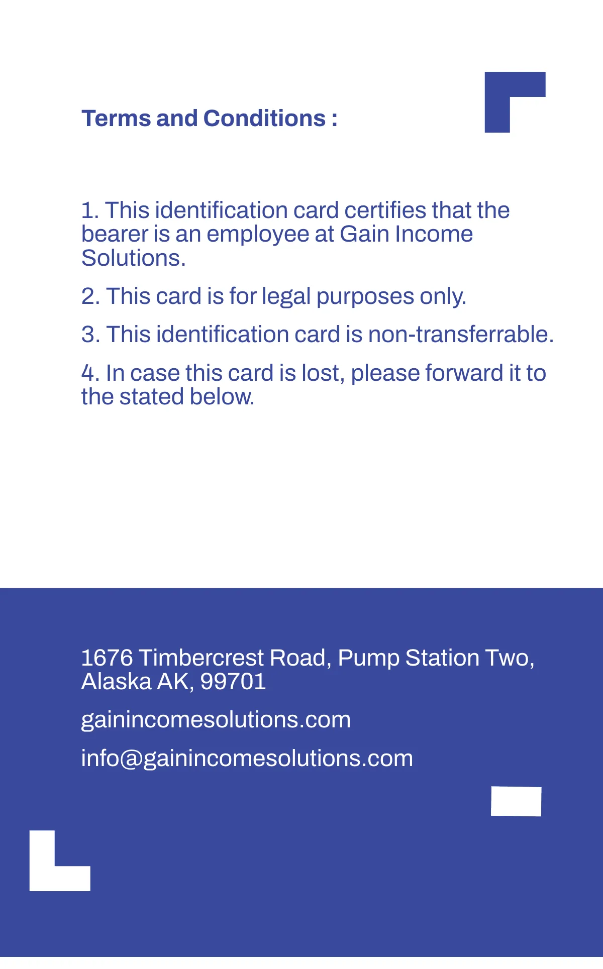 Free Accountancy Firm ID Card Template to Edit Online